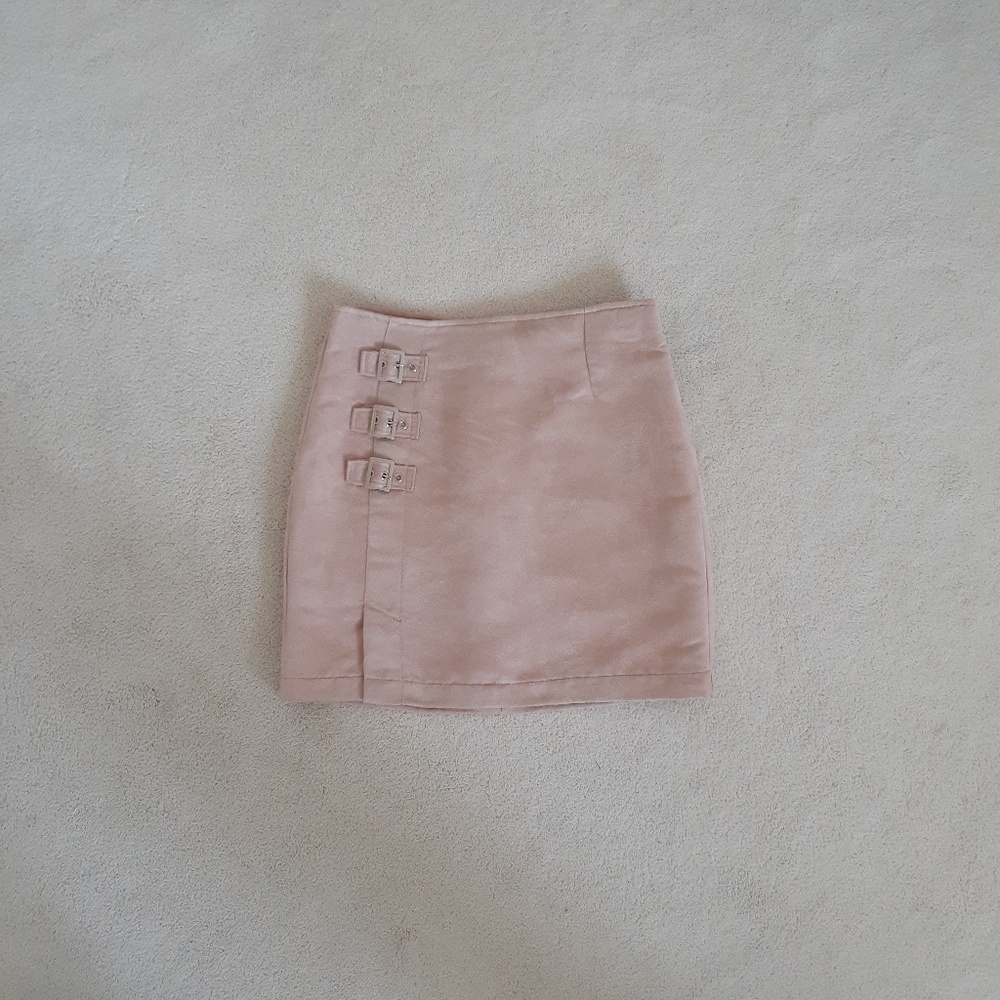 Dynamite Faux Suede Skirt